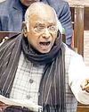 KHARGE REJECTS CHARGES, SLAMS BJP AND RSS