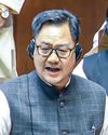 LS productivity 54.5%, RS 40% in this session: Rijiju