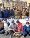 7 Arrested in Dadri for Major Theft, Weapons Seized