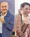 Kangana Meets Anupam Kher's Mother to Seek Blessings