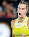 Sabalenka in Australian Open final