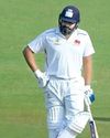 Ranji Trophy: Rohit shines briefly, falls for 28