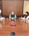 Shah Meets Delhi Rural Representatives, Accuses Kejriwal of 'Lying'