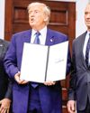 Speaking from the Roosevelt Room before heading to the Middle East, Trump used the story to underscore what he sees as pharmaceutical industry exploitation of American consumers.61