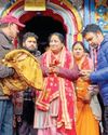 Delhi CM Rekha, along with her family, visits Badrinath