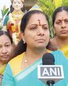 "Dreaming" about coming to power: BRS MLC Kavitha lashes out at Congress, BJP40
