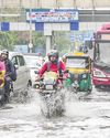 Rains lead to waterlogging, traffic snarls in Delhi34