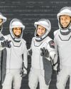 Smiling 'Shux' Returns After Successful Space Odyssey4