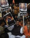 BENGAL BJP, CONGRESS PROTEST ATROCITIES ON HINDUS IN B'DESH6