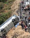 Bus crashes in wet conditions in southern Turkey, killing 957