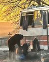 Ukraine reports 15 dead after Russian drone hits company service bus57