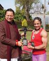 Pushkar Singh Dhami honours bodybuilder Pratibha Thapliyal Pushkar Singh Dhami honours bodybuilder Pratibha Thapliyal80