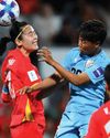 Sanfida Nongrum announces her arrival with historic goal for India65