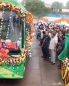 DELHI CM REKHA FLAGS OFF 300 NEW EV BUSES10