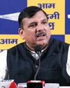 AAP MP Sanjay Singh accuses BJP of breaking parties AAP MP Sanjay Singh accuses BJP of breaking parties28