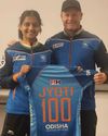Hockey India congratulates Jyoti on 100 international caps Hockey India congratulates Jyoti on 100 international caps82