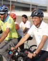 Sports minister leads Fit India Cyclothon along Mumbai coast Sports minister leads Fit India Cyclothon along Mumbai coast82