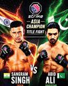 Sangram Singh to face Pakistan's Abid Ali for Asia MMA title Sangram Singh to face Pakistan's Abid Ali for Asia MMA title79