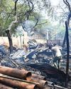 Massive fire in Balmiki slum cluster brought under control Massive fire in Balmiki slum cluster brought under control12