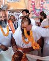चमेलीवन मंदिर का महंत विवाद हुआ खत्म संत समाज व चौबीसी की सरदारी ने रामकिशन दास महाराज को बनाया Aaj Samaaj