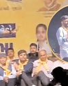 गुजरात में आम आदमी पार्टी विधायक पर फेंका गया जूता गुजरात में आम आदमी पार्टी विधायक पर फेंका गया जूता28