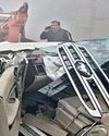 धुंध के चलते खड़े कंटेनर में घुसी फोर्ड एंडेवर गाड़ी, दो लोगों की मौत धुंध के चलते खड़े कंटेनर में घुसी फोर्ड एंडेवर गाड़ी, दो लोगों की मौत38