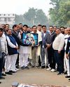 पलवल के नवनियुक्त जिला शिक्षा अधिकारी डॉ मामराज रावत का भव्य स्वागत33