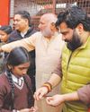 मंदिर शेड के निर्माण के लिए कार्तिकय शर्मा ने की 11 लाख रुपए देने की घोषणा11