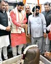 मुख्यमंत्री नायब सिंह सैनी ने नल्हड़ेश्वर मंदिर नूंह में किया जलाभिषेक, प्रदेश की सुख-समृद्धि की कामना की8