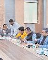 तिगांव विधानसभा में विकास कार्यों को लेकर हुई मेयर कार्यालय पर बैठक32