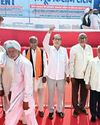 केंद्र सरकार की किसान विरोधी नीतियों के खिलाफ दिल्ली जंतर मंतर पर किसान संसद का आयोजन किया30