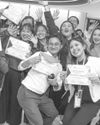 100 local and int'l students finish internship program20