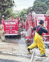 Fire hits PGH main building Fire hits PGH main building8