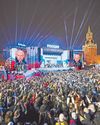 Putin addresses Moscow crowd after election win Putin addresses Moscow crowd after election win9