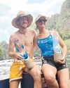 Hunt, Iffland dazzle from El Nido cliffs Hunt, Iffland dazzle from El Nido cliffs