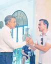TJ Trinidad surprises Jericho Rosales on 'Quezon' set TJ Trinidad surprises Jericho Rosales on 'Quezon' set