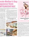 Celebrate Mother's Day Japanese Style at MITSUKOSHI BGC Celebrate Mother's Day Japanese Style at MITSUKOSHI BGC