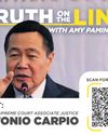 Carpio Sees 'Dissonance' in Survey Results Carpio Sees 'Dissonance' in Survey Results