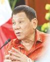 Rody thanks soldiers for serving in frontlines 