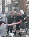 Far-right activists run riot outside Southport mosque