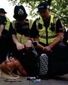 Far-right protesters clash with police across the UK