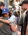 Harry and Meghan help give aid to wildfire victims