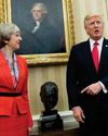 Churchill bust reinstated to Oval Office table by Trump