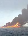 Oil tanker and cargo ship on fire after North Sea collision