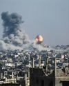 Israeli airstrikes kill dozens of Palestinians in Gaza Strip Israeli airstrikes kill dozens of Palestinians in Gaza Strip