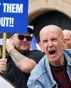 Protesters clash as tensions flare outside asylum hotels1