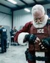 Santa rounds up migrants in ICE's AI Christmas advert10