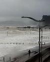 Historic pier damaged as Storm Ingrid batters UK6