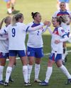 Russo goal helps England beat Iceland and stay top17