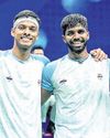 Satwik-Chirag in quarters; Prannoy, Sindhu bow out63